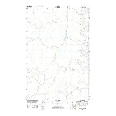 2011 Map of Anthony Peak, 2011 Print