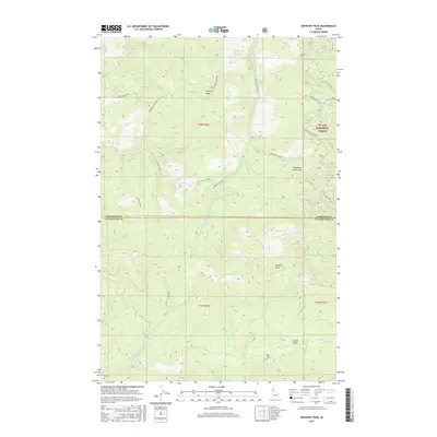 2017 Map of Anthony Peak, 2017 Print
