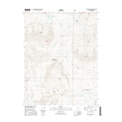 2016 Map of Anthracite Range, 2016 Print