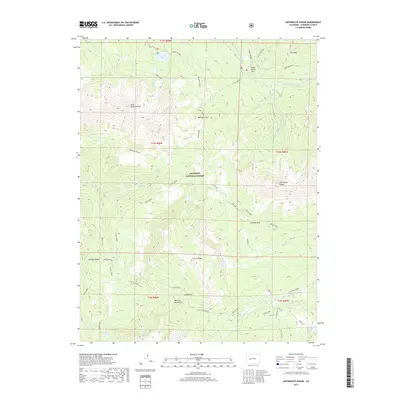 2019 Map of Anthracite Range, 2019 Print