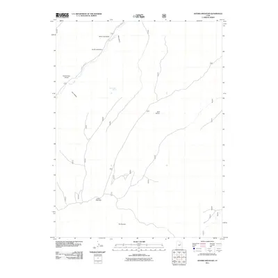 2011 Map of Anthro Mountain, 2011 Print