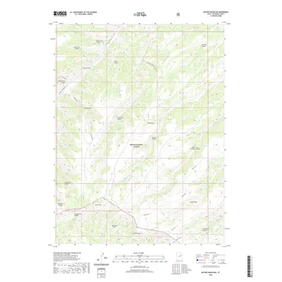 2020 Map of Anthro Mountain, 2020 Print