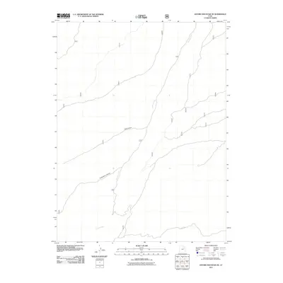 2011 Map of Anthro Mountain NE, 2011 Print