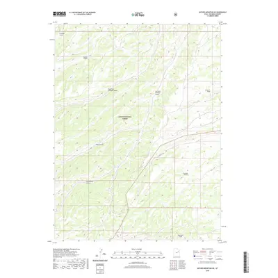 2020 Map of Anthro Mountain NE, 2020 Print