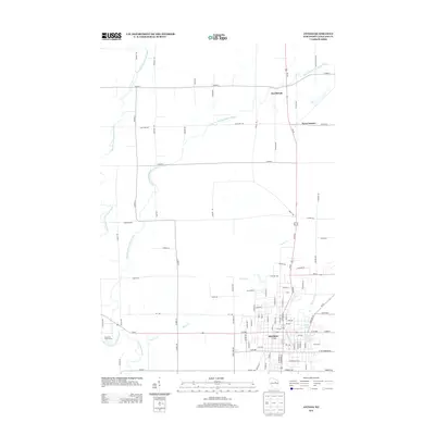2013 Map of Antigo, 2013 Print