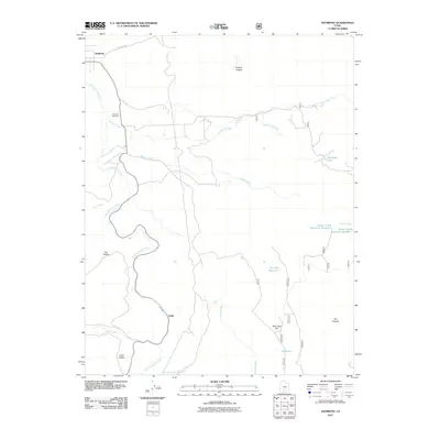 2011 Map of Antimony, 2011 Print