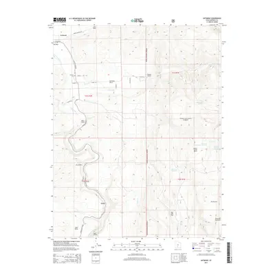 2014 Map of Antimony, 2014 Print