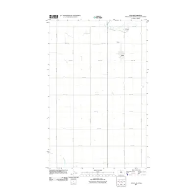 2011 Map of Antler, 2011 Print