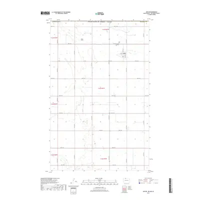 2017 Map of Antler, 2017 Print