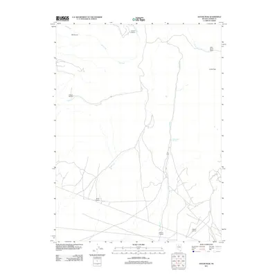 2011 Map of Antler Peak, 2011 Print