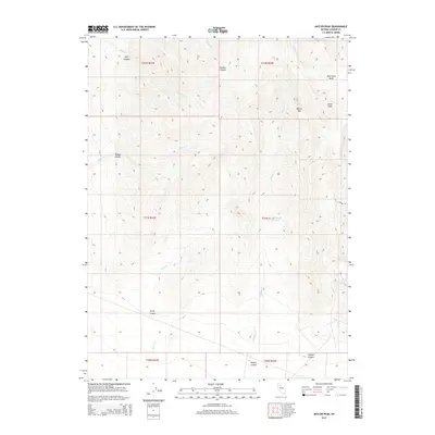 2014 Map of Antler Peak, 2014 Print