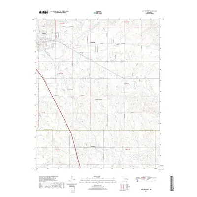 2019 Map of Antlers East, 2019 Print