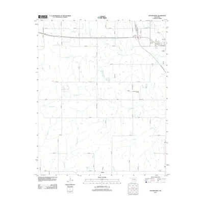 2013 Map of Antlers West, 2013 Print