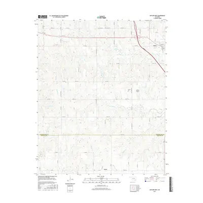 2016 Map of Antlers West, 2016 Print