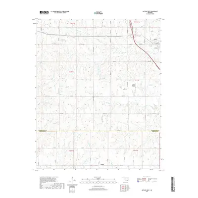 2019 Map of Antlers West, 2019 Print