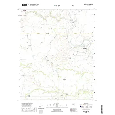 2020 Map of Anton Chico, 2020 Print