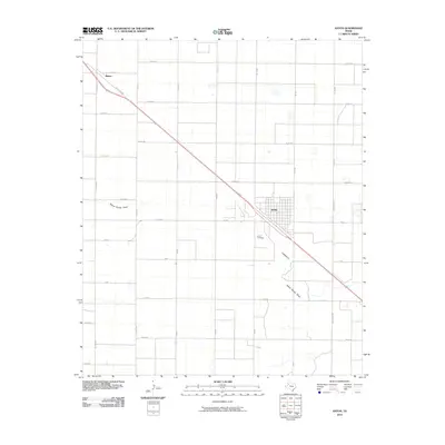 2010 Map of Anton, 2010 Print