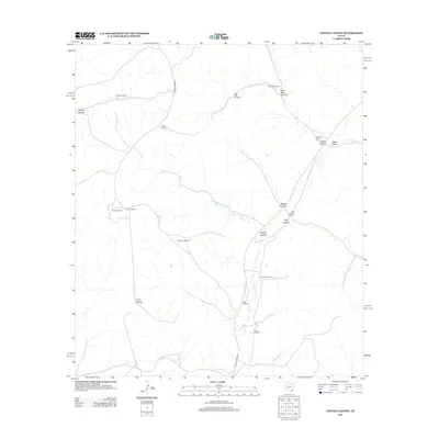 2012 Map of Antone Canyon, 2012 Print