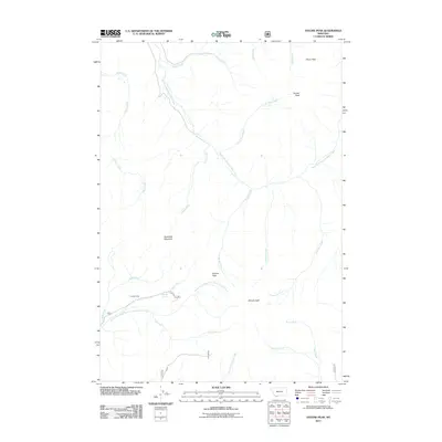 2011 Map of Antone Peak, 2011 Print
