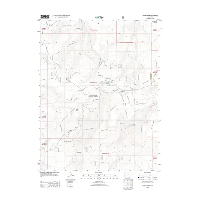 2013 Map of Antone Spring, 2013 Print