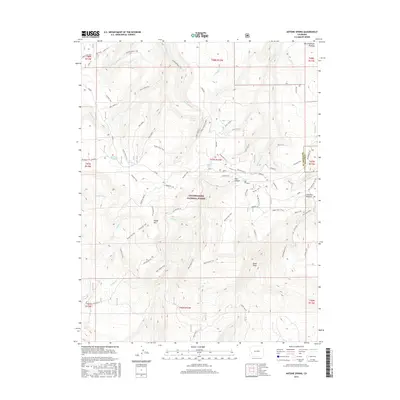 2016 Map of Antone Spring, 2016 Print