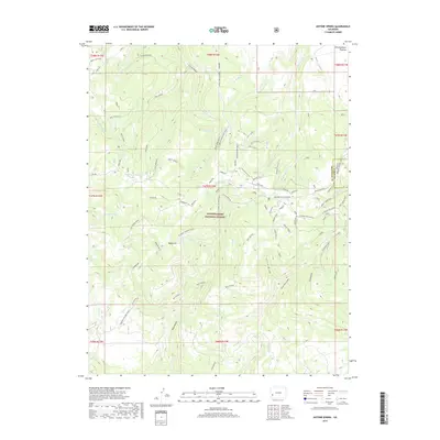 2019 Map of Antone Spring, 2019 Print