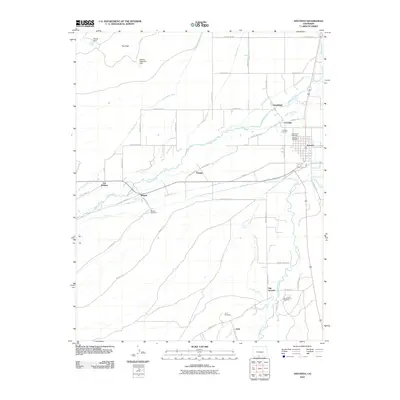 2010 Map of Antonito, 2010 Print