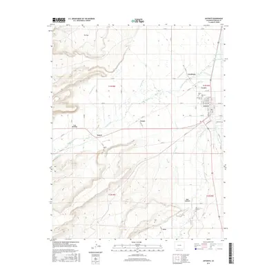 2016 Map of Antonito, 2016 Print