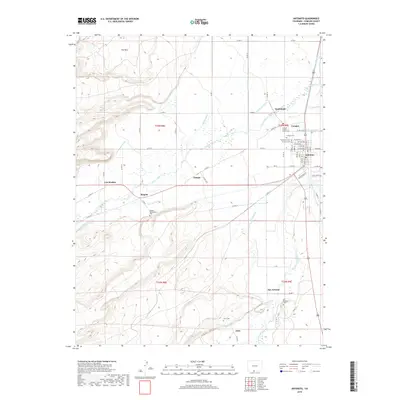 2019 Map of Antonito, 2019 Print
