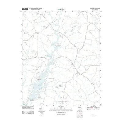 2011 Map of Antreville, 2011 Print