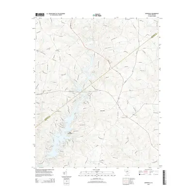 2014 Map of Antreville, 2014 Print