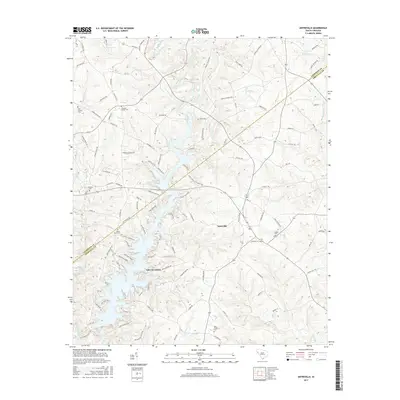 2017 Map of Antreville, 2017 Print