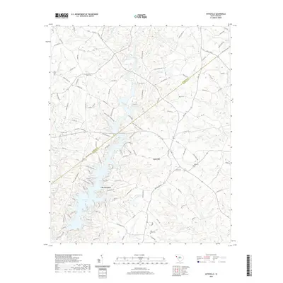 2020 Map of Antreville, 2020 Print