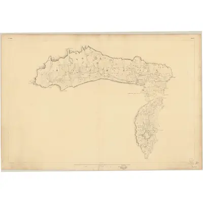 1832 Map of Antrim - Sheet 1, 1837 Print