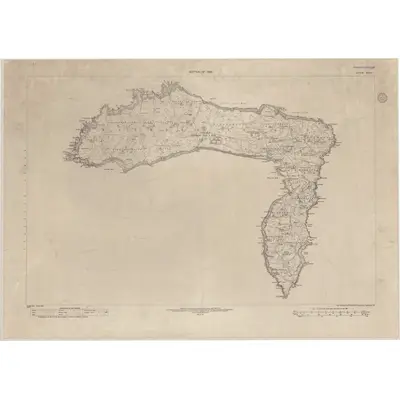 1922 Map of Antrim - Sheet 1, 1935 Print