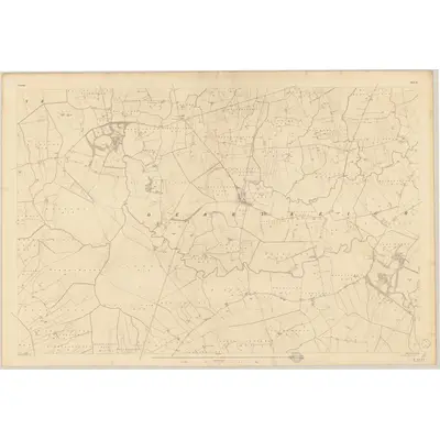 1832 Map of Antrim - Sheet 12, 1837 Print