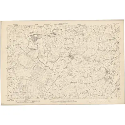1904 Map of Antrim - Sheet 12, 1906 Print