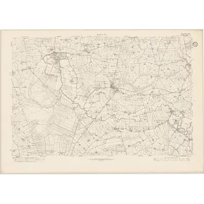 1921 Map of Antrim - Sheet 12, 1934 Print
