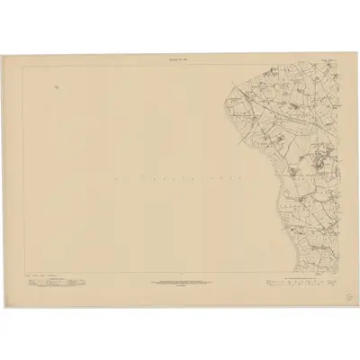 1950 Map of Antrim - Sheet 16, 1954 Print
