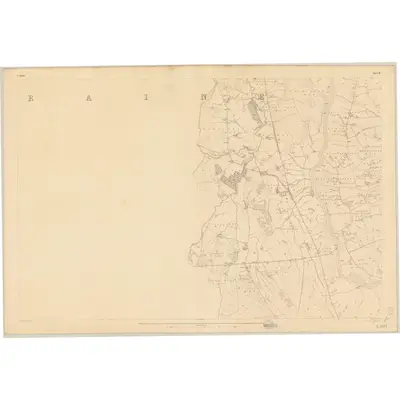 1833 Map of Antrim - Sheet 21, 1837 Print