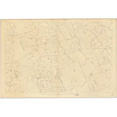 1833 Map of Antrim - Sheet 22, 1837 Print