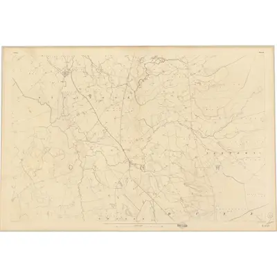 1833 Map of Antrim - Sheet 23, 1837 Print
