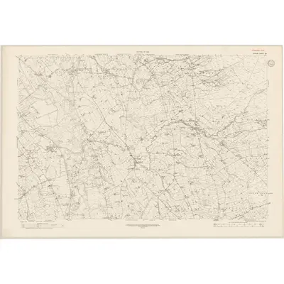 1921 Map of Antrim - Sheet 23, 1933 Print