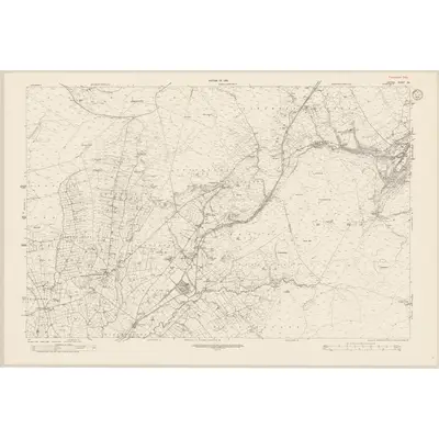 1921 Map of Antrim - Sheet 24, 1933 Print