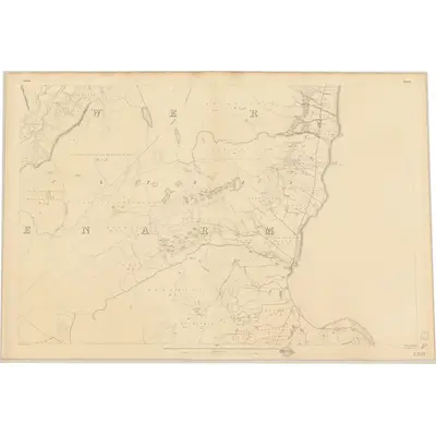 1832 Map of Antrim - Sheet 25, 1836 Print