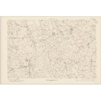 1920 Map of Antrim - Sheet 27, 1933 Print