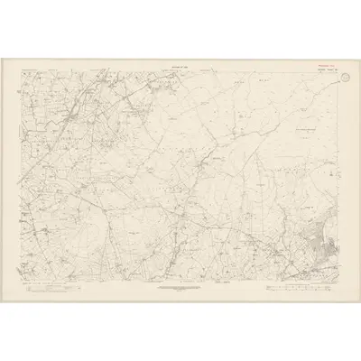 1920 Map of Antrim - Sheet 28, 1933 Print