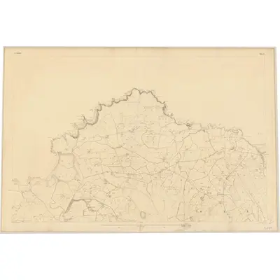 1832 Map of Antrim - Sheet 3, 1837 Print