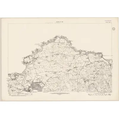 1921 Map of Antrim - Sheet 3, 1935 Print