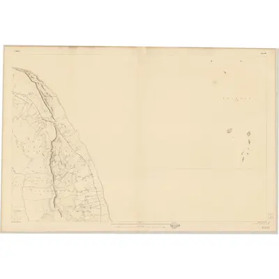 1833 Map of Antrim - Sheet 30 [with inset 30A], 1837 Print